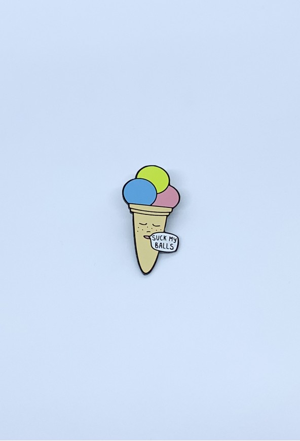 ICE CREAM ENAMEL PIN