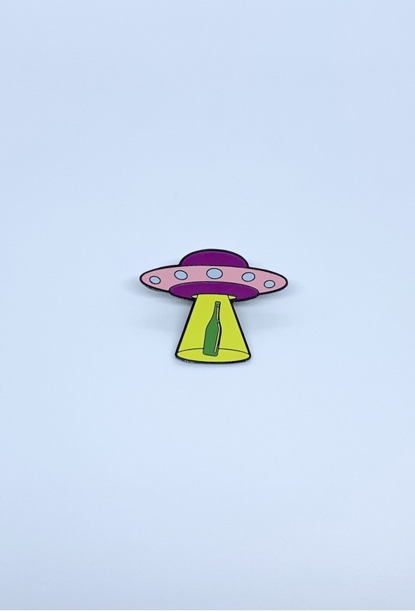 UFO 2 ENAMEL PIN