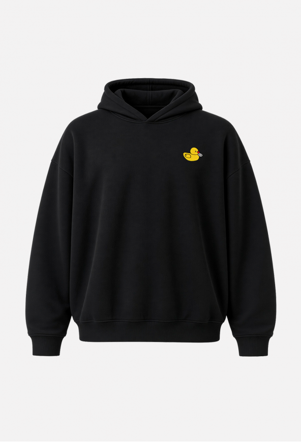 HOODIE WITH БЛЯDUCK EMBROIDERY