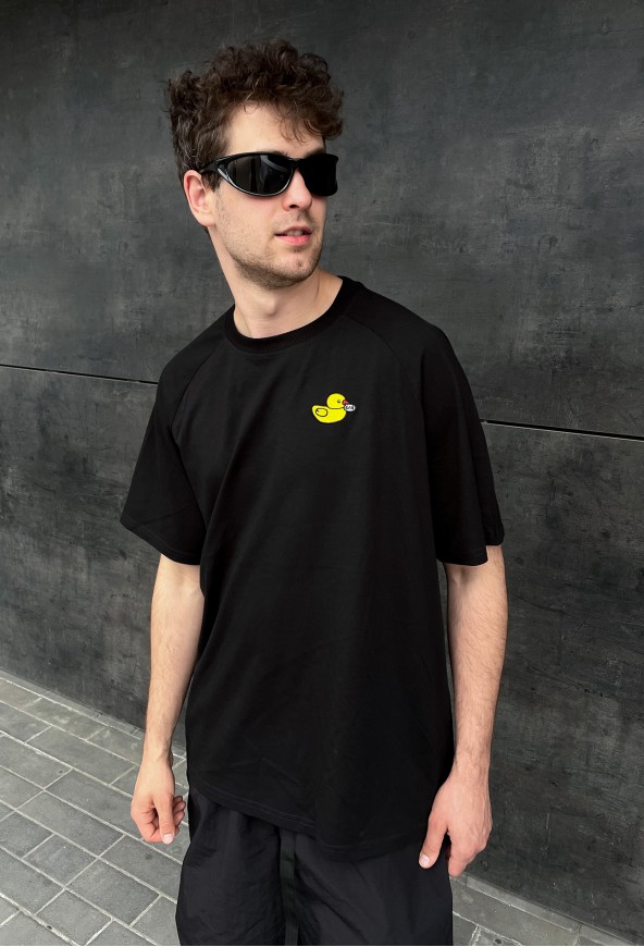 T-SHIRT WITH БЛЯDUCK EMBROIDERY