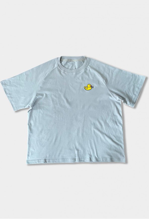 T-SHIRT WITH БЛЯDUCK EMBROIDERY