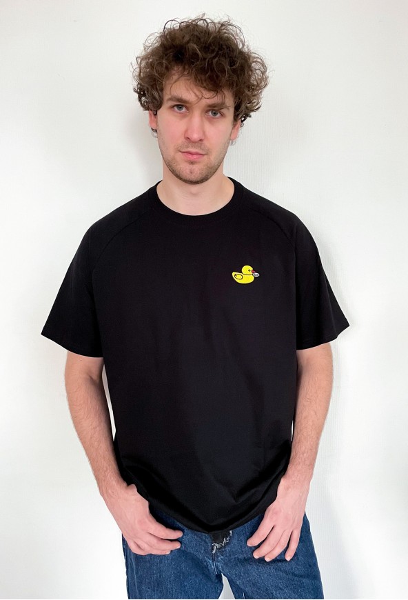 T-SHIRT WITH БЛЯDUCK EMBROIDERY