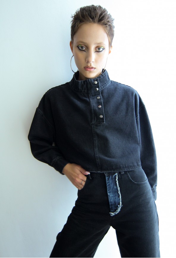 AMANDA CROPPED SHIRT